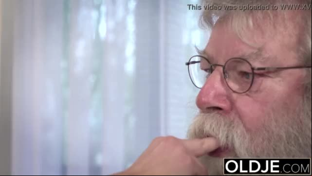 Old young porn sexy teen fucked by old man on the couch she rides his cock